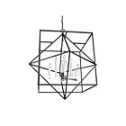 Lustre Artcraft Roxton AC11202PN 60W 12-lumières nickel poli noir mat