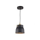Suspendu Artcraft Euro Industrial AC11361VB noir mat et laiton