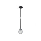 Suspendu Artcraft Vero Modo AC11431CL noir mat et chrome