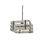 Lustre Artcraft Barnyard AC11496BW 100W 6-lumières, fini bois de plage