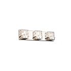 Applique murale LED Artcraft Wiltshire AC11573PN 60W 3-lumières nickel poli