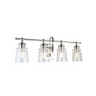 Applique murale LED Artcraft Castara AC11594PN 100W 4-lumières nickel poli