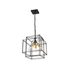 Suspendu Artcraft  Artisan AC11734BK noir et laiton brossé