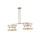 Artcraft AC11834BB 8-Light 320W Laiton brossé Suspendu