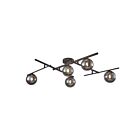 Artcraft AC11975SM Modena 5-Lumières 50W Noir Plafonnier semi encastré