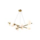 Artcraft AC11979BR Modena 90W 9-Lights Laiton brossé LED Lustre