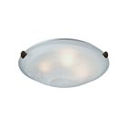 Plafonnier Artcraft Clip Flush AC2353SPBN 60W 4-lumières nickel brossé