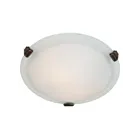 Plafonnier Artcraft Clip Flush AC2354CH 60W chrome