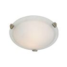 Plafonnier Artcraft Clip Flush AC2355CH 60W 3-lumières chrome