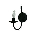 Applique murale Artcraft Wrought Iron AC3781EB 60W 1-lumière noir ébène