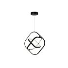 Suspendu Artcraft Sienna AC6690BK 30W Noir semi-brillant