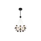Artcraft AC6848BK Arlo 56W 8-Lights Noir LED Lustre