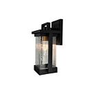 Applique murale d'extérieur Artcraft Port Charlotte AC8021BK Noir mat