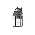 Applique murale d'extérieur Artcraft Fulton AC8220BK fini rouille