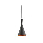 Suspendu Artcraft Connecticut JA800 noir mat et cuivre