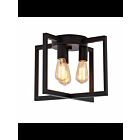 Plafonnier Yale Artika FM-YALV-C 120W 3-lumières bronze