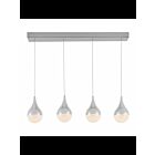 Suspendu LED Glitzer Artika PDT-4GL-RN 24W 4-lumières chrome