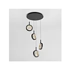 Suspendu LED température CCT au choix Artika PDT4-AVC-BL 22W Noir/Chrome