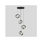 Suspendu LED température CCT au choix Artika PDT4-VIC-HD2BL 25W Noir mat
