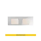 Luminaire de vanité Frosted Cube Artika VAN2-FC-CR 12W 2-lumières chrome