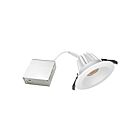 Luminaire encastré LED 4" Bazz DISK4W 12W blanc mat