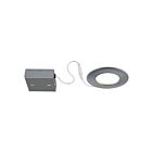 Luminaire encastré LED 4" Bazz SLDSKB4B 11W chrome brossé
