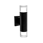 Applique murale LED extérieure Bazz W16639BK Luvia 2-lumières 6w Noir