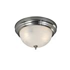 Plafonnier Canarm Nickel brossé 2 lumières IFM411BN