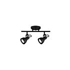 Projecteur sur rail ajustable Canarm POLO IT622A02BK10 2-lumières 100W noir mat