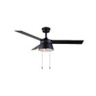 Canarm Kade CF48KAD3BK 48" Noir mat 8W Lustre avec ventilateur