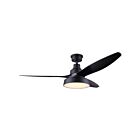 Canarm Roman CF52ROM3BK 52" Noir mat 20W Lustre avec ventilateur