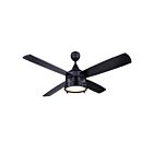 Ventilateurs de plafond cf52sim4bk séries Simon Canarm 52" LED noir mat