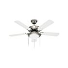 Ventilateur Eclipse Canarm 42" étain satiné CF9042551S