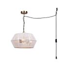 Canarm Ikaria ICH2110B04GD18 4-Lumières Or Lustre chaine