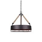 Chandelier Canarm ICH662A04ORB20 4-Lumières Série Portsmouth Bronze