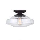 Plafonnier Canarm IFM459B13ORB 1-Lumières Série Chicago Bronze