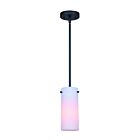 Suspendu à tige Canarm LANDER IPL1063A01BK 1-lumière 60W noir mat