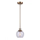 Suspendu à tige LANDRY Canarm IPL560B01GD 100W 1-Lumière Or