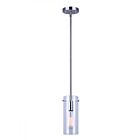Suspendu à tige JONI Canarm IPL759A01BN 100W 1-Lumière Nickel brossè