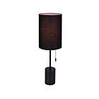 Canarm Flint ITL1164A23BK 1-Lumière Noir mat 60W Lampe de table