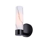 Canarm Kristella IVL1153A01BK 1-Lumière Noir mat Vanité