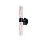 Canarm Kristella IVL1153A02BK 2-Lumières Noir mat Vanité