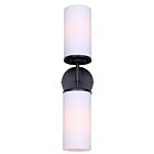 Canarm Kinslea IVL1165A02BK-FR 2-Lumières Noir mat Vanité
