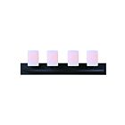 Luminaire de vanité Canarm HAMPTON IVL370A04BK 4-lumières 400W noir mat