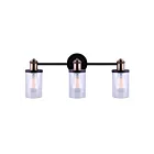 Vanity Light CECILIA Canarm IVL745A03BKG 180W 3-Lumières