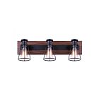Vanity Light BLAKE Canarm IVL752A03BKW 300W 3-Lumières