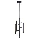 Canarm Yavin LCH282A05BK Noir mat Lustre à tige LED