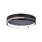 Canarm Azria LFM283A15BKB Noir mat/Marron brossé Plafonnier LED