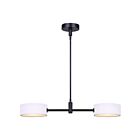 Canarm Carmynn LPL288A02BK Noir mat Luminaire Suspendu LED