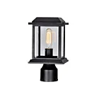 Tête de lanterne d'extérieur CWI Lighting Blackbridge 0409PT6-1-101 60W 1 lumière noir